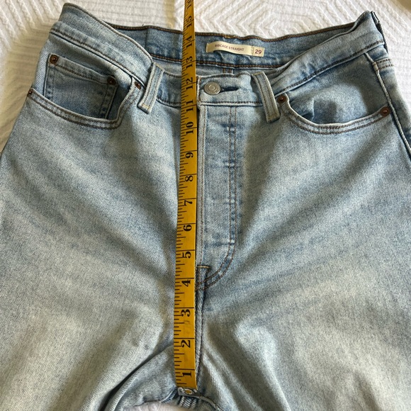 Levi’s - Rib Cage Button Fly  Light Blue Jeans - Picture 9 of 16